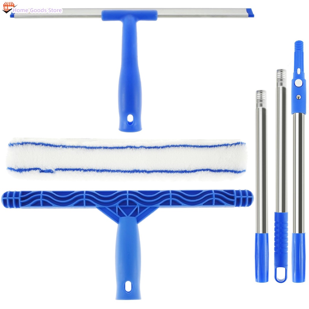Window Squeegee Professional Window Cleaning Tool Kit Rotatable ...