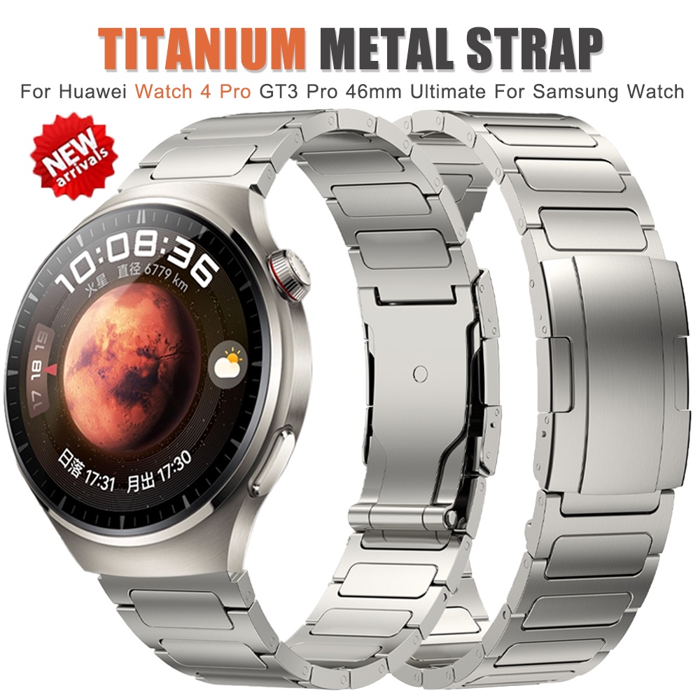 Titanium Alloy Band for Huawei Watch GT2 Pro GT2e 46mm Samsung Wrist Strap  22mm