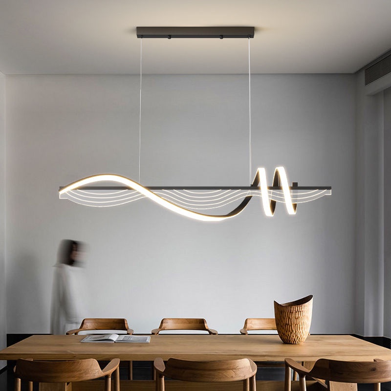 Modern Simple Restaurant Pendant Light for Dining Table Chandelier Living  Room Hanging Lights Furniture Lighting