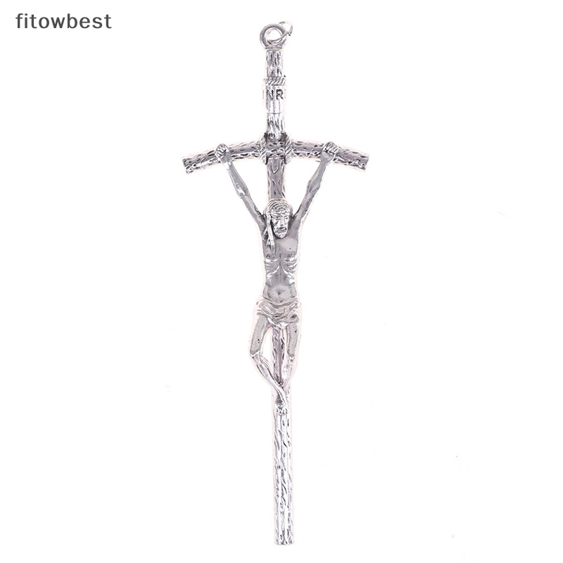 Fbph Church Relics Jesus on the Stand Cross Wall Crucifix Antique Home