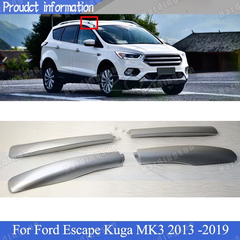 CAPQX Roof Luggage Rack Guard Cover Silver For Ford Escape Kuga MK3 ...