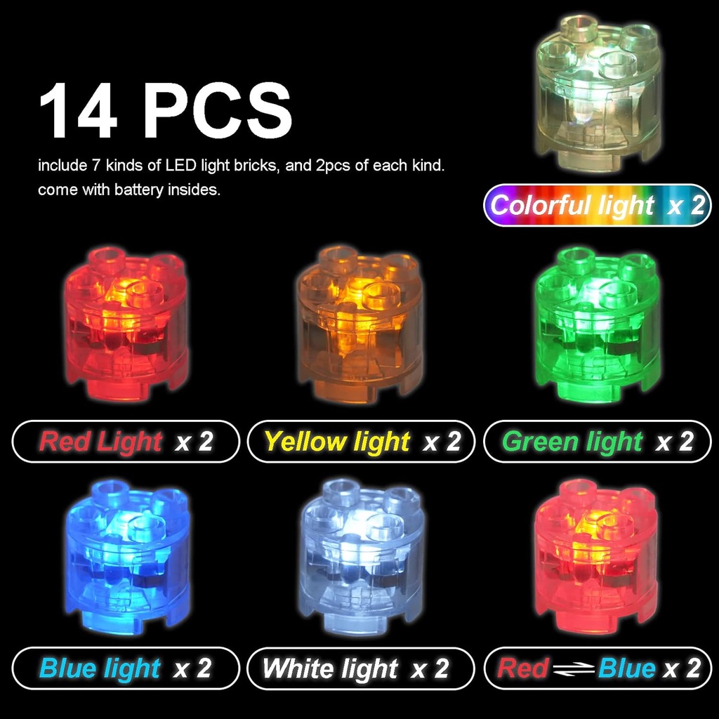 Lego Led Lights Light Up Bricks, Sets 1X4 LED Lighting Kit