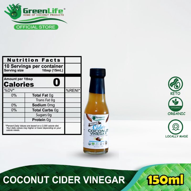 ♟Coconut Cider Vinegar (Keto, Vegan, Paleo, Diabeticfriendly, Chemical