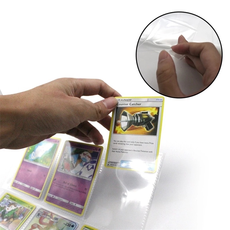 Wallets Album Pages Collection 45 Pockets Trading Playing Cards Sleeves ...