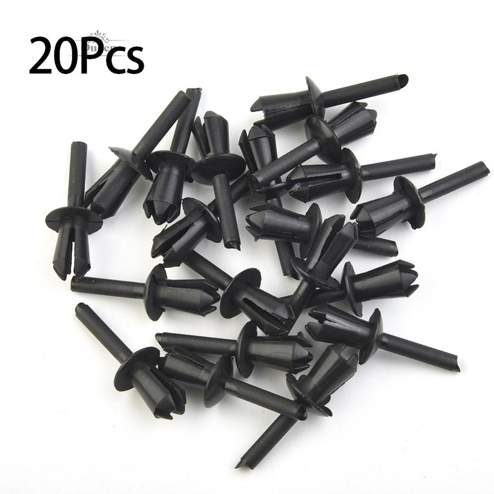 Car Rivets For BMW E12 E28 E30 E34 E36 E39 E46 E60 20x Black Car Model ...