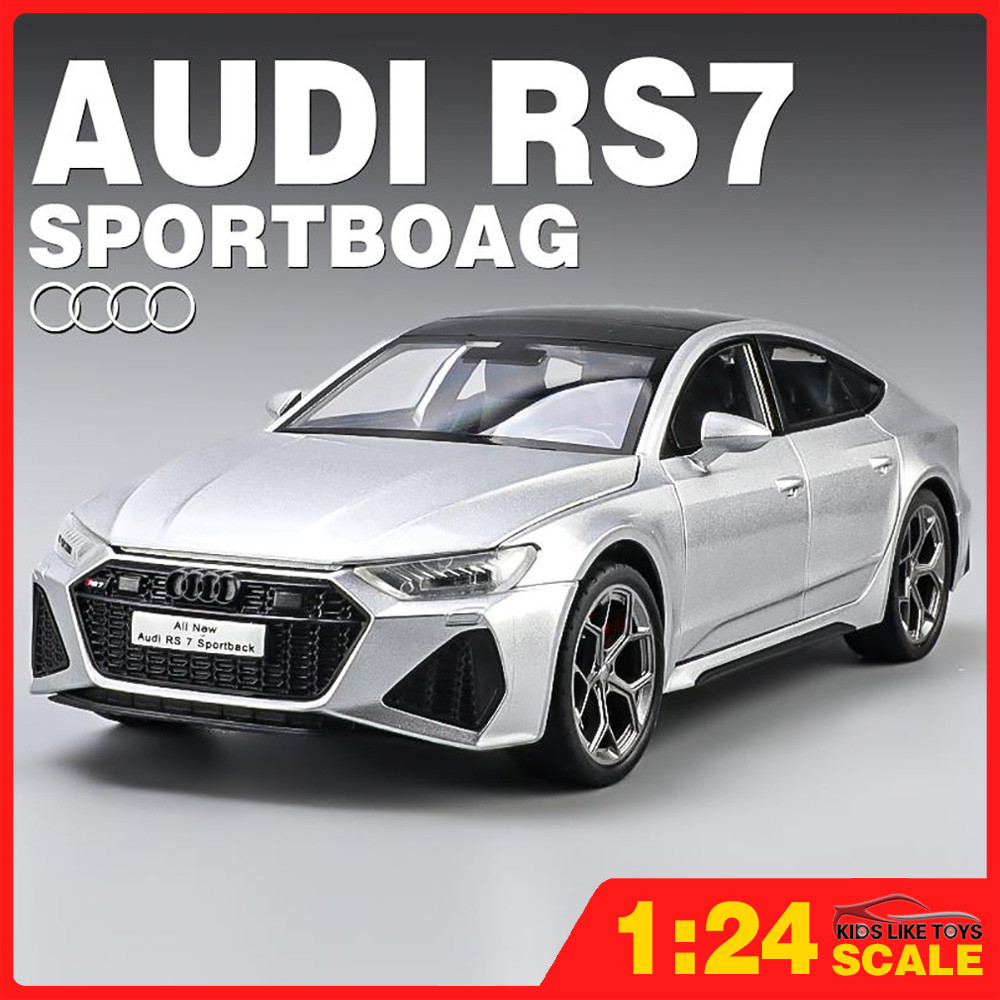 KLT 1:24 Audi RS7 Sportback Diecast Model Car Alloy Cars Toys ...