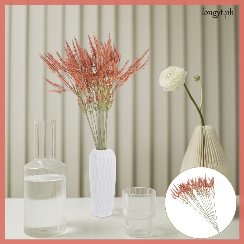 1 Bunch Realistic Artificial Lifelike Fake Rabbit Tail Grass Diy Decor