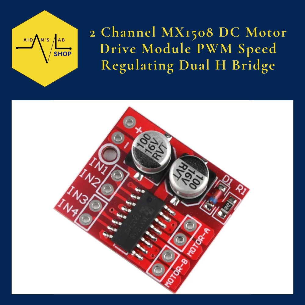 2 CH MX1508 DC Motor Drive Module PWM Speed Regulating Dual H Bridge ...