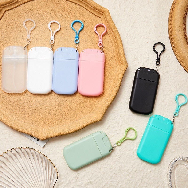30ml Card Type Spray Bottle Alcohol Spray Bottle Keychain Lanyard Sub