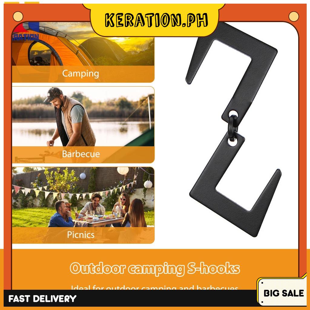 Hanger Hooks Multifunctional S Shaped Hooks Heavy Duty Camping Lantern Hook Camp Supplies for