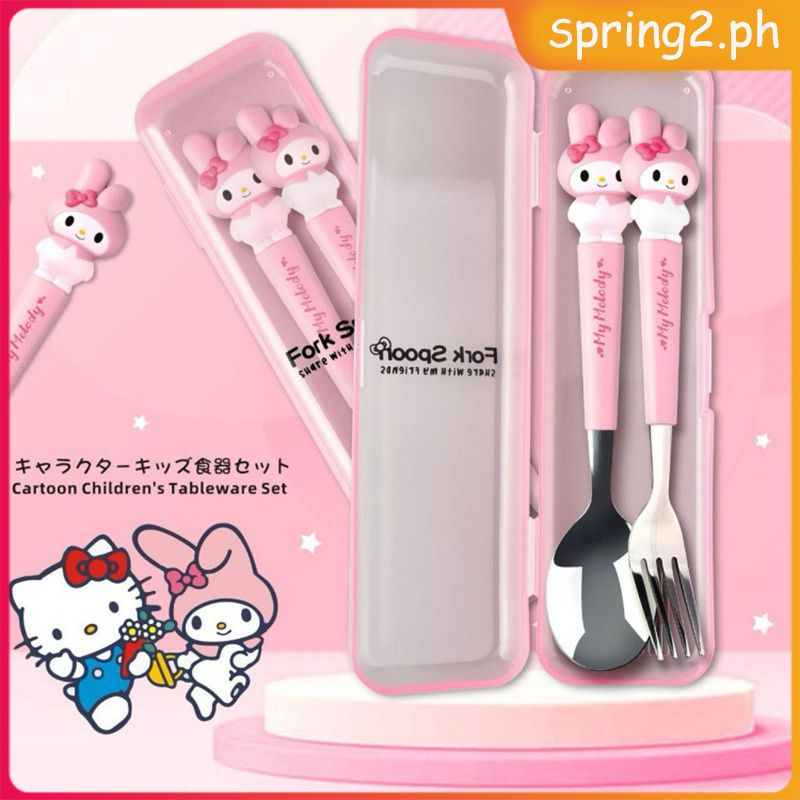 [Ready Stock] Sanrio Spoon Fork Stainless Steel Tableware Cutlery ...