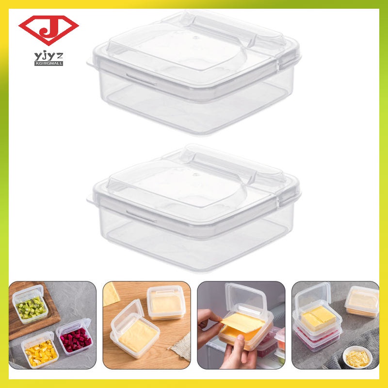 Food Container Freezer Cheese Slice Butter Box Deli Meat Fridge Holders