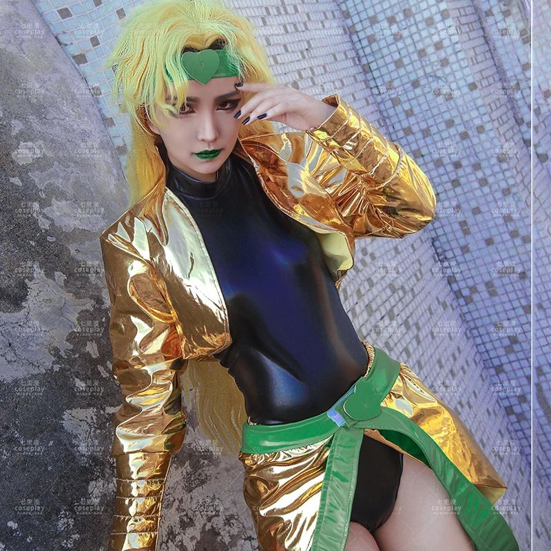 Anime JO JO Bizarre Adventure Dio Brando Female Version Cosplay Costume ...