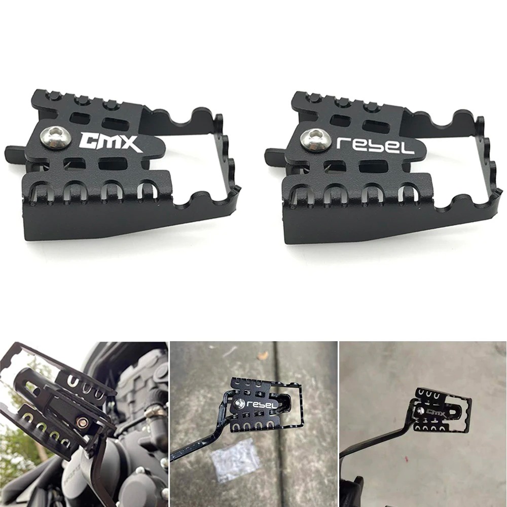 Motorcycle Rear Foot Brake Lever Pedal Enlarge Extension Peg Pad ...