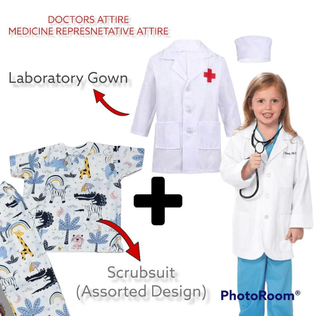 Laboratory gown hot sale for kids