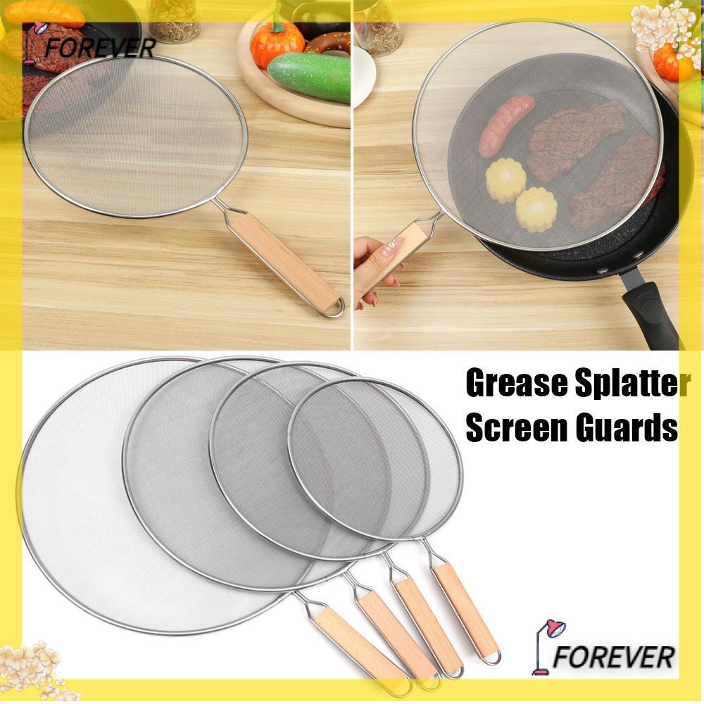 FOREVER Grease Splatter Screen StainlessSteel Frying Pan Tools Anti