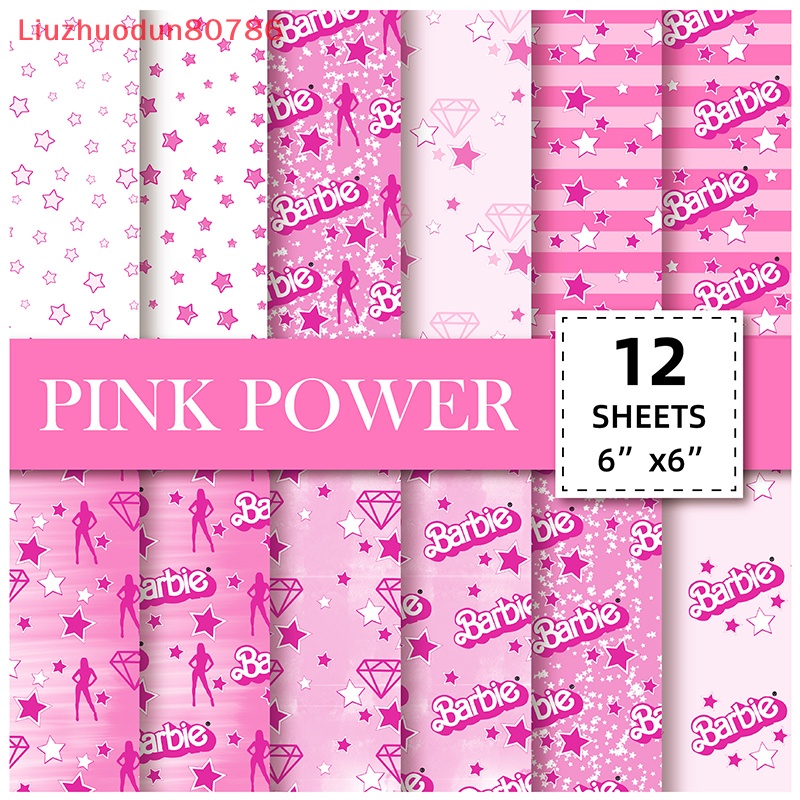 Liuzhuodun80786 12 Sheets Barbie Birthday Party Decoration Barbiee ...