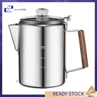 SENSEMAKE Electric Percolator Coffee Maker, Stainless Steel, Quick