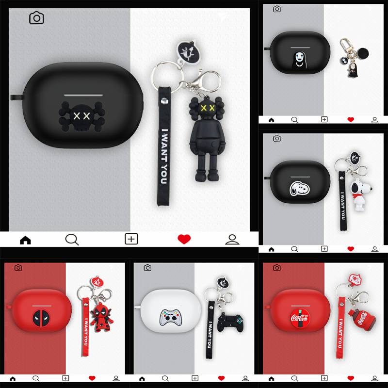 KA15 Haylou W1 ANC case / W1 / X1 Silicone Case Cover series Dust-proof ...