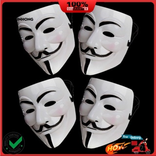 V For Vendetta Mask Cosplay Guy Fawkes Anonymous Mask Halloween Resin Party  Prop