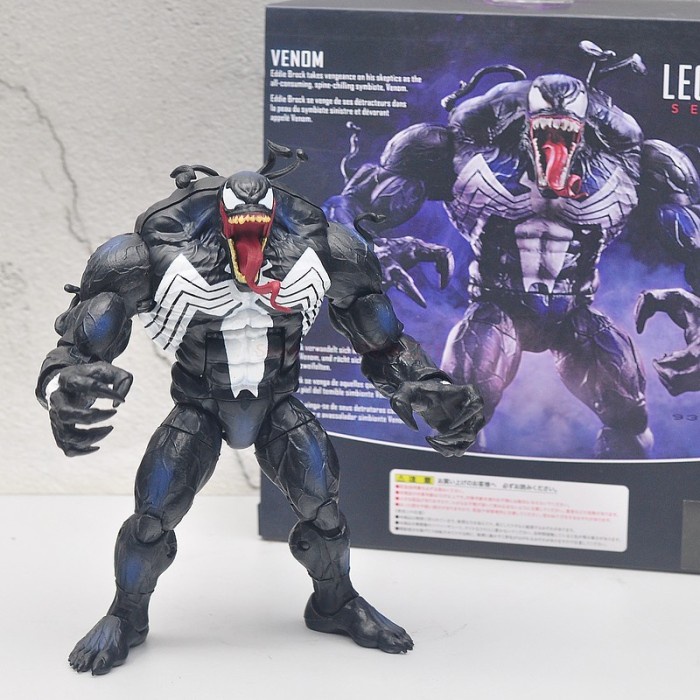 Anime Marvel Legends Monster Venom Spiderman Comic Recast Miniature ...