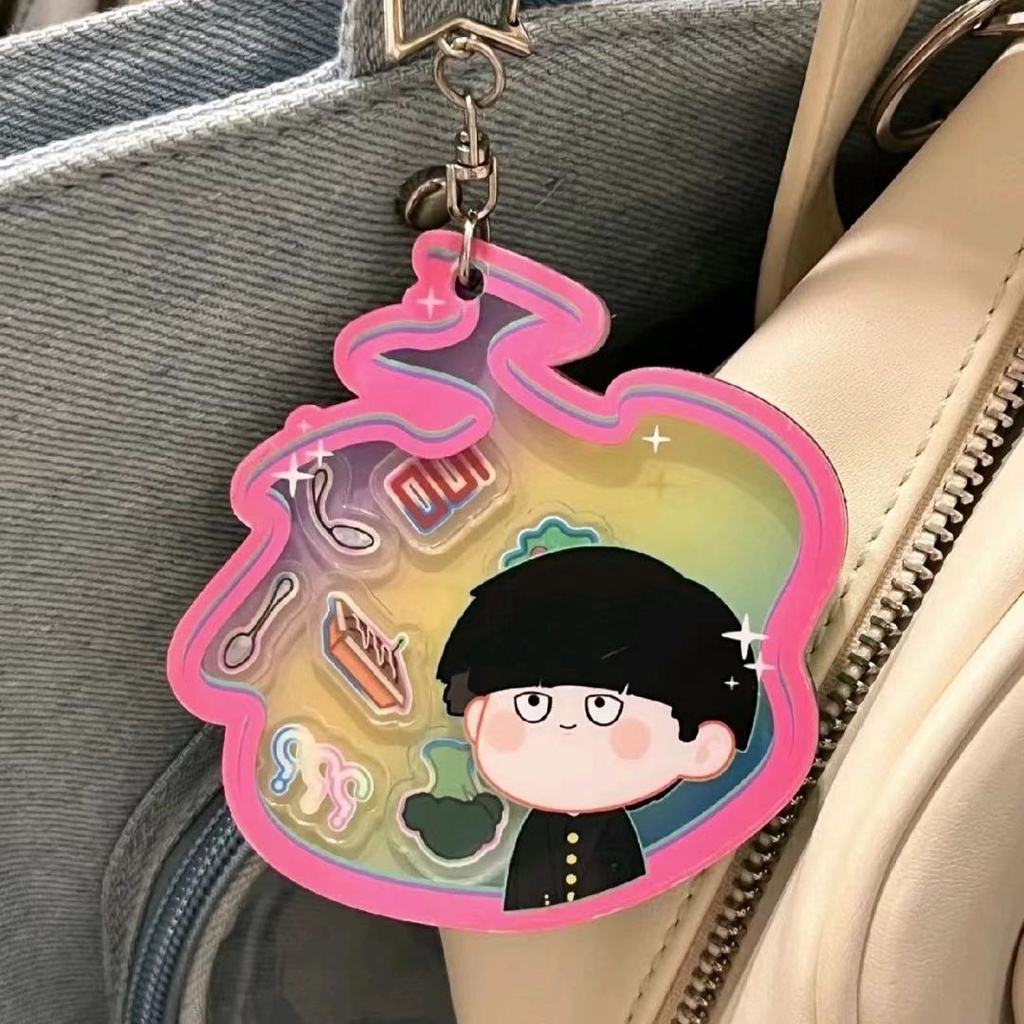 Mob Psycho Shake Anime Keychain Women Kageyama Shigeo Reigen Arataka ...