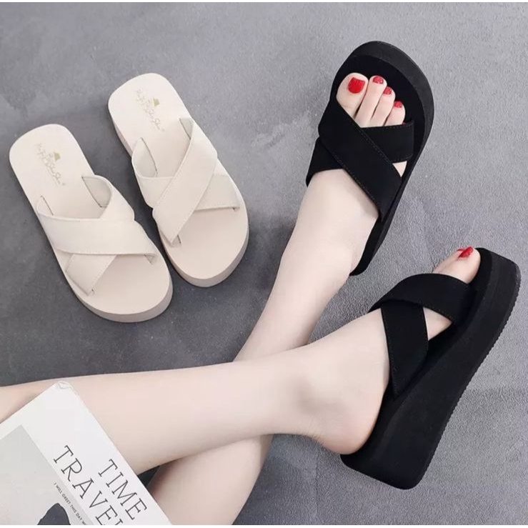 Cross SPONGE WEDGE WOMEN'S SANDALS X RH | Shopee Philippines