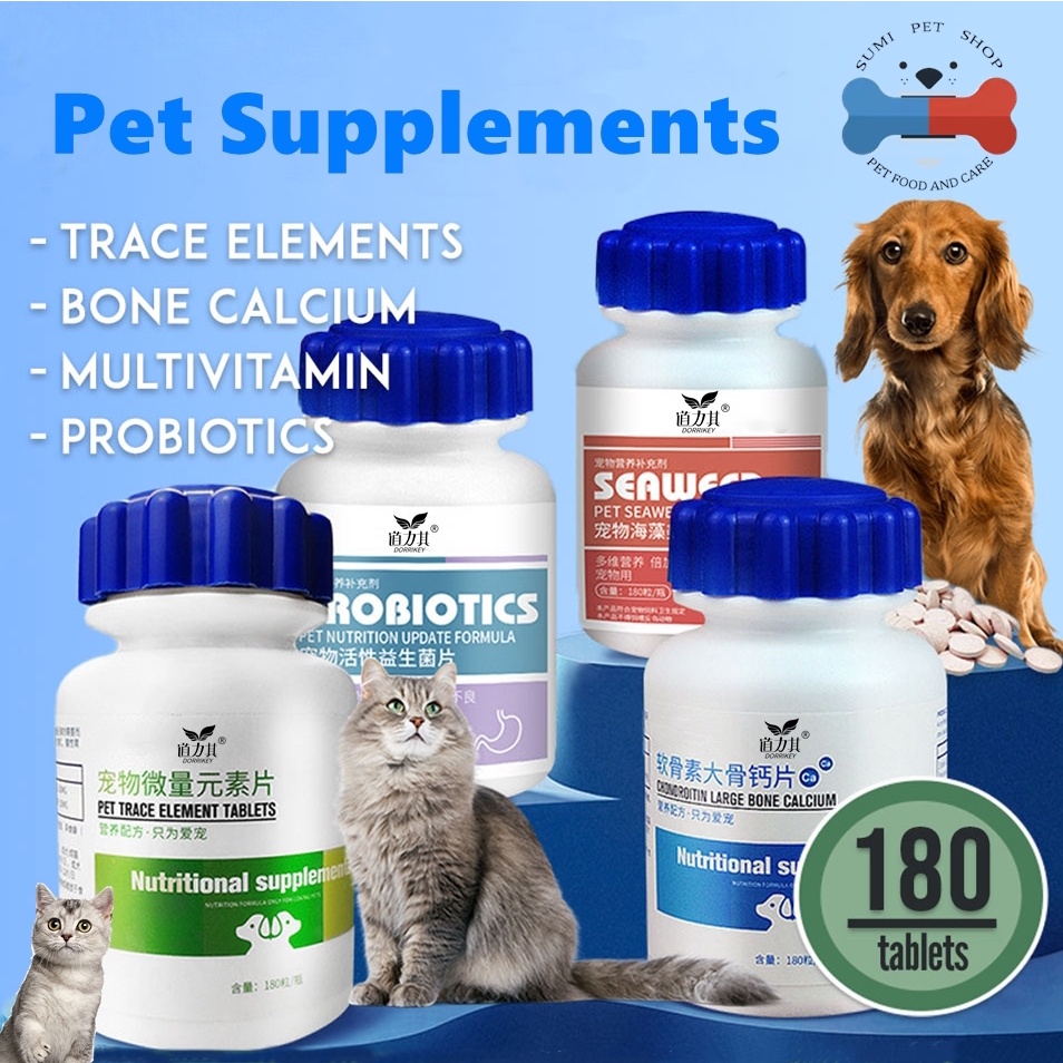 PET Multivitamin Supplement,Vitamins,Probiotics,Calcium For Appetite