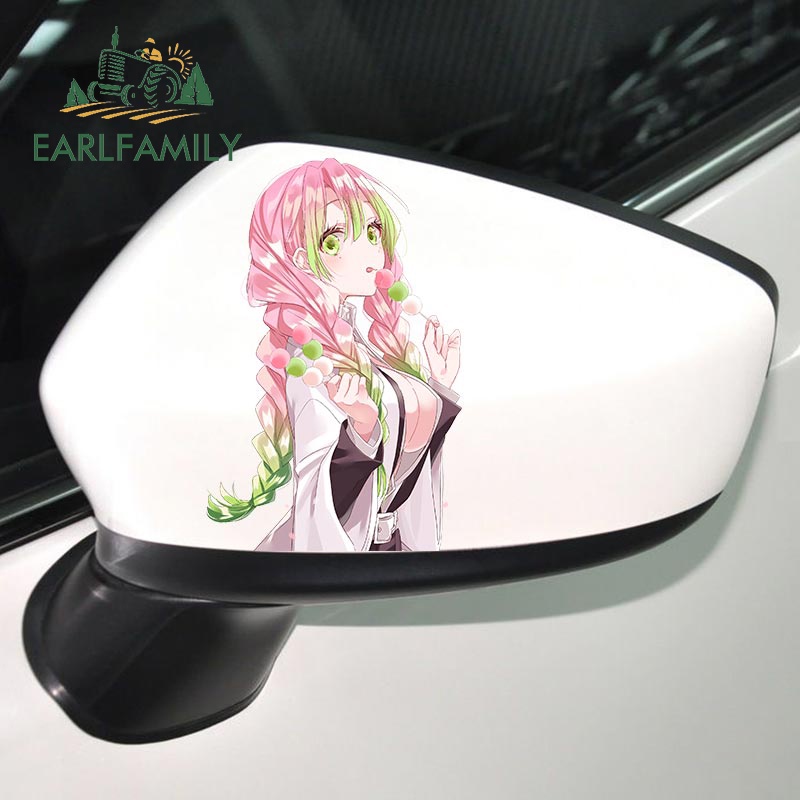 EARLFAMILY 13cm x 8.5cm Demon Slayer Kanroji Mitsuri Car Stickers ...