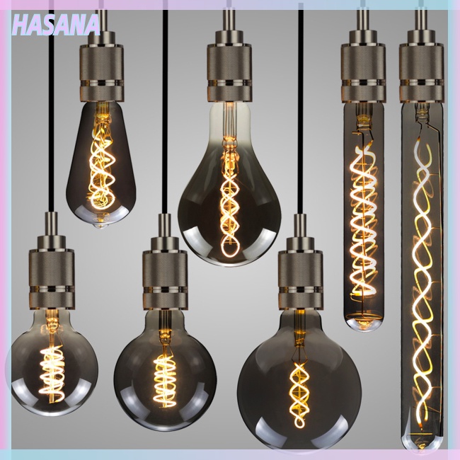 HASANA Retro Edison Bulb E27 220V ST64 G80 G95 180 Lumens Vintage ...