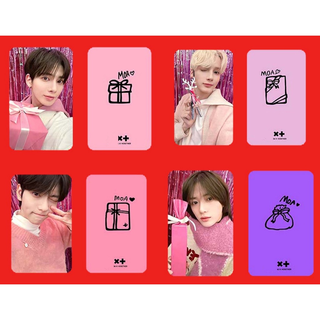 5-10pcs/set TX-T FREEFALL Photocards SBS ZONE Album WVS WEVERSE CLARITY ...
