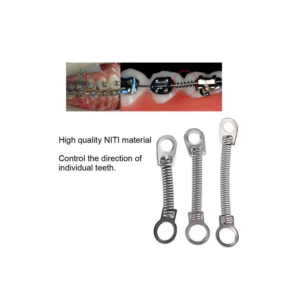 10 Pcs / Pack Dental Orthodontic Niti Closed Coil Spring Arch Wires