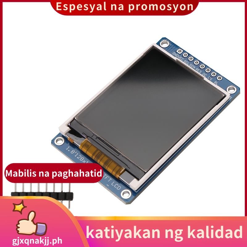 thumbnail image 2 of 1.8 Inch TFT LCD Adapter Module ST7735S SPI I/O 128x160 For Arduino 51/AVR - 3V 2 of 5