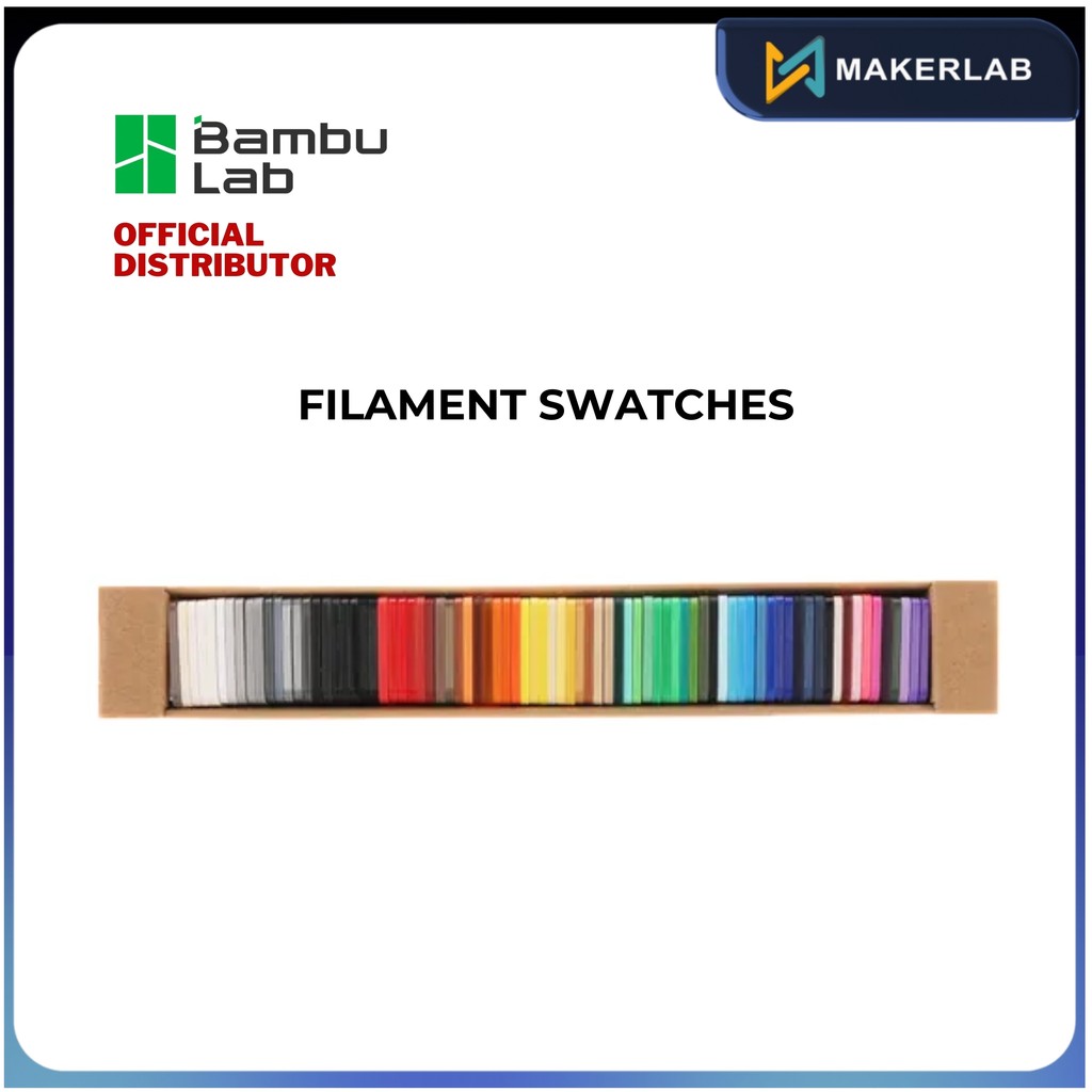Bambu Lab 3D Printer Filaments Swatches | Shopee Philippines