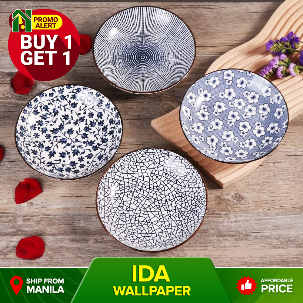 IDA BUY 1 TAKE 1 Porcelain Plate Cold Dish Dessert Tableware Set ...