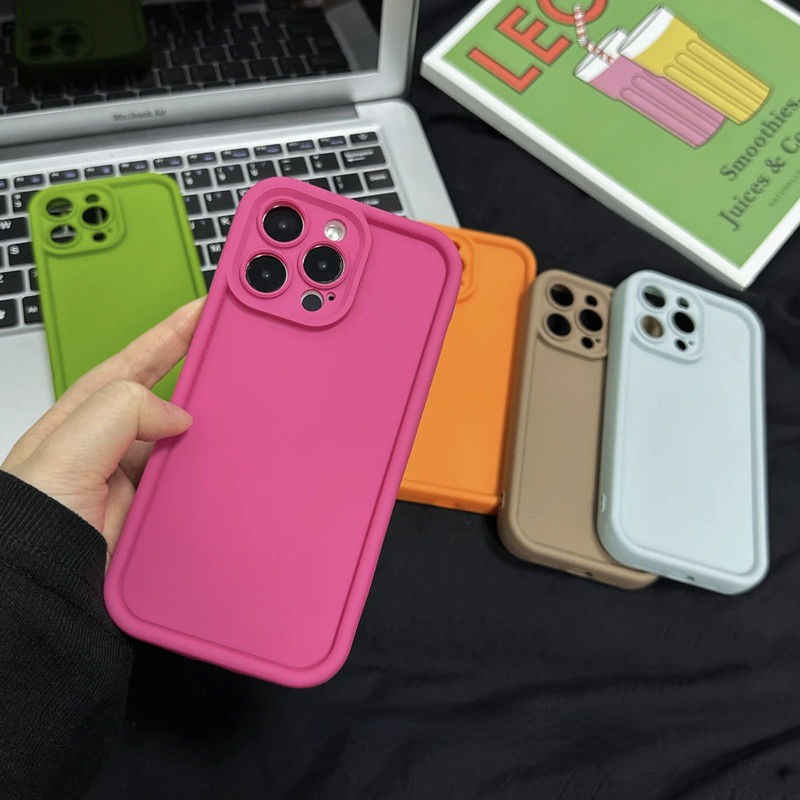 COD Thickened Silicone Shockproof Phone Case For iPhone 11 14 15 12 13 ...