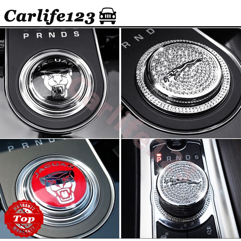 Pegatina Decorativa Volante Jaguar XFL E-PACE XEL F-PACE | Marco ABS, Adhesivo 3M, Acabado Alto Brillo