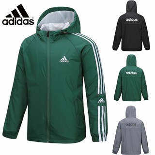 Adidas men's modern on sale varsity woven jacket