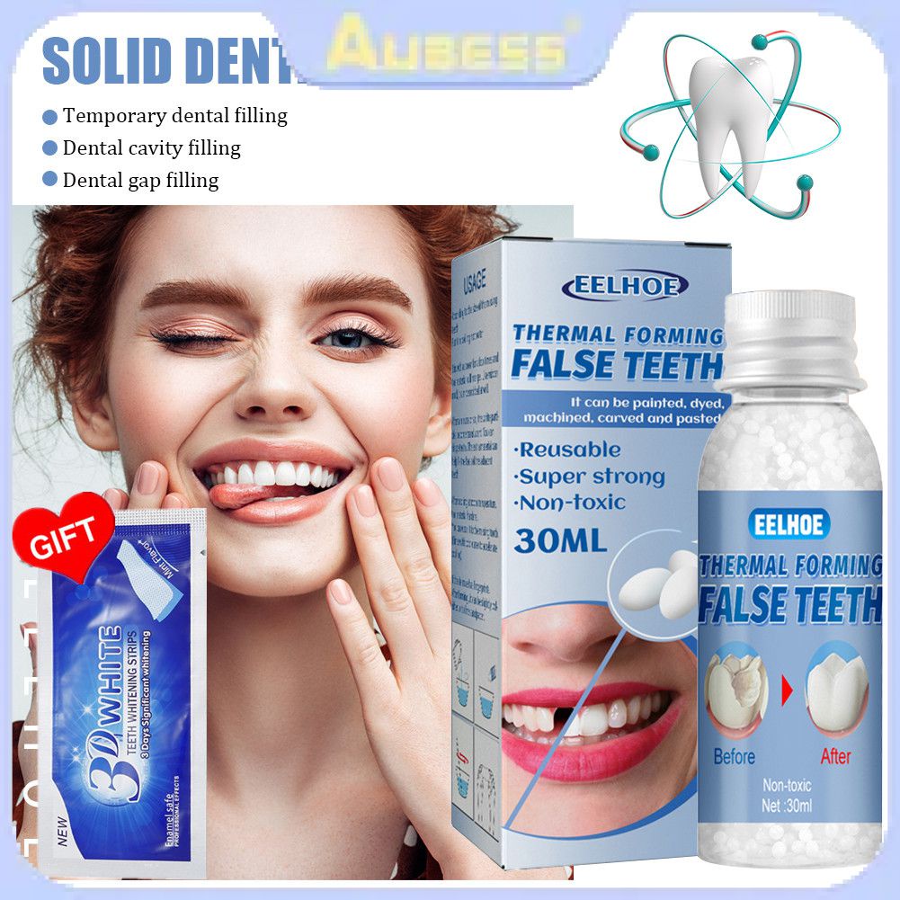 30g Temporary Tooth Restoration Kit Glue Denture Teeth And Gaps