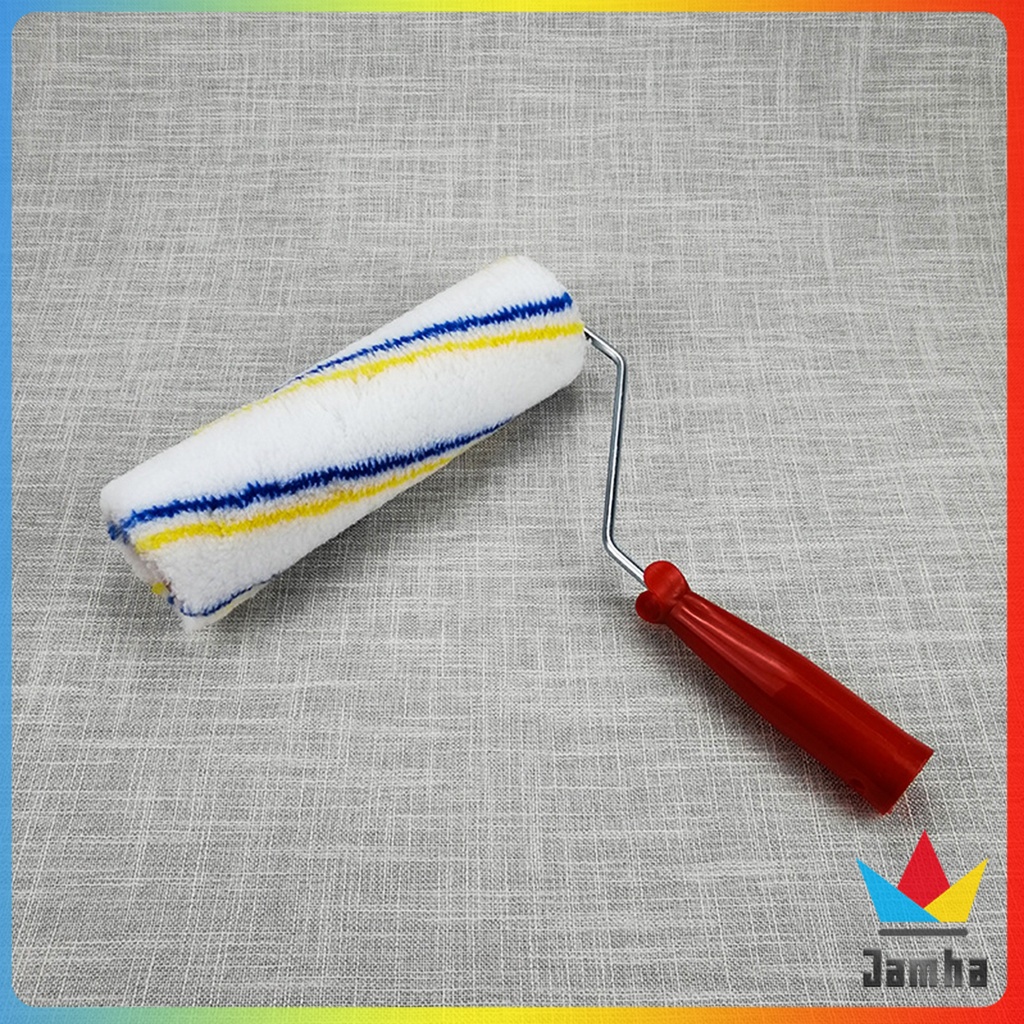 Jamha Roller Brush Paint Roller Long Handle Brush Room Wall Painting ...