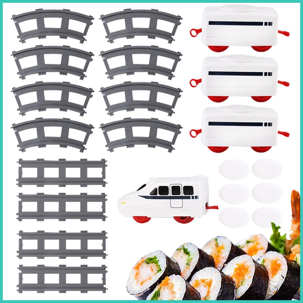 Sushi Train for Dining Table Battery Operated Rotating Train Set ...