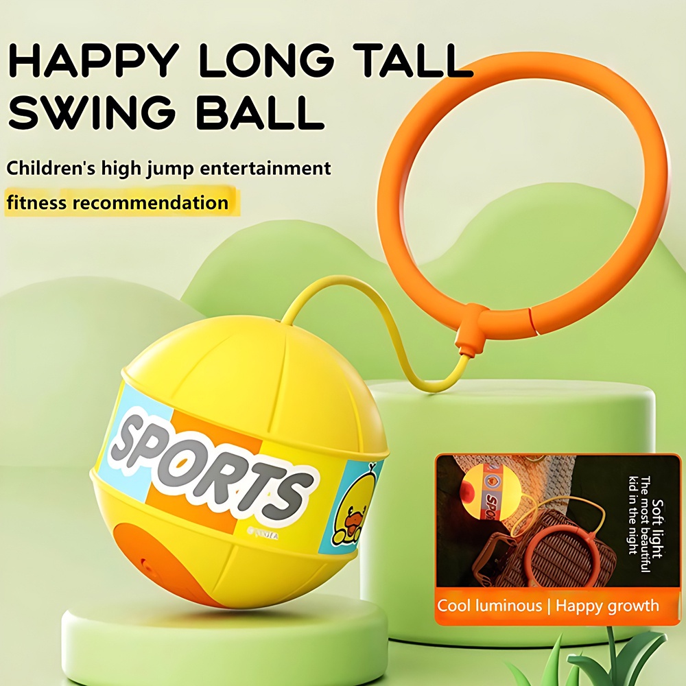 Children Kids Flashing Jumping Rope Ball Jumping Ring Flash Bouncing ...