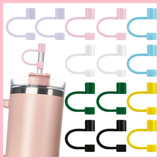 Wholesale Ready To Ship 40oz Tumbler Straw Topper Silicone Dustproof Straw  Charms Toppers For Tumblers