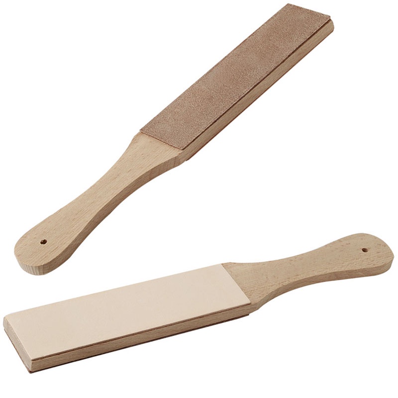 Leather craft Sharpener Knife Sharpener Wooden Handle Leather ...
