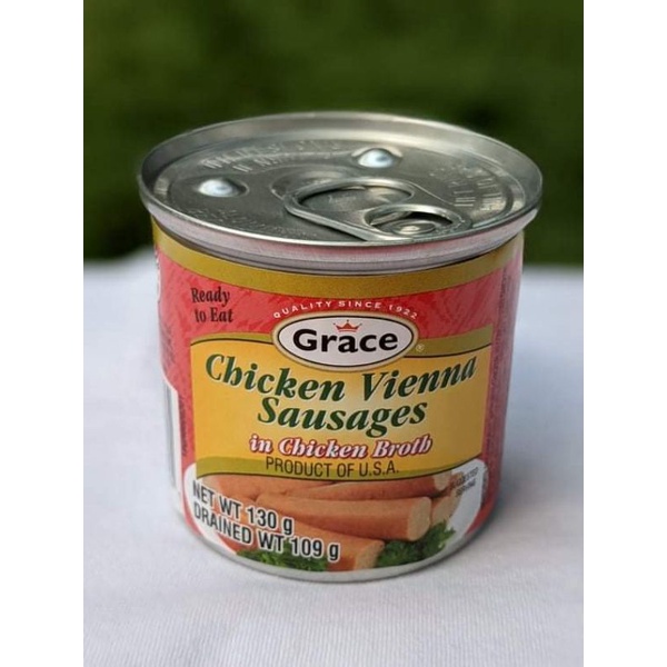 ♞grace Chicken Vienna Sausage Original Hot And Spicy Imported From