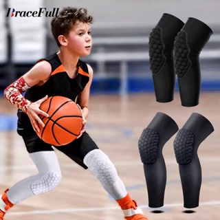 Kids Boys Girls Basketball Sport Pants Honeycomb Knee Pads