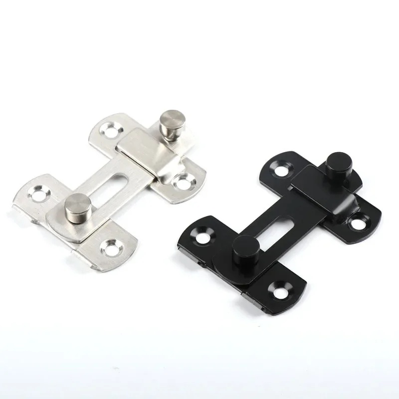 Stainless Steel Matte Black Door Latch Locks,Bifold Slide Gate Latch