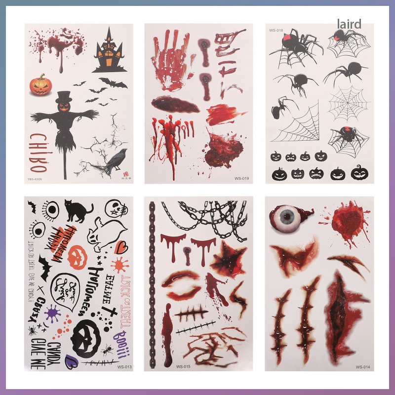 Spider Stickers Trick or Treat Halloween Temporary Tattoos Prom Outfits ...