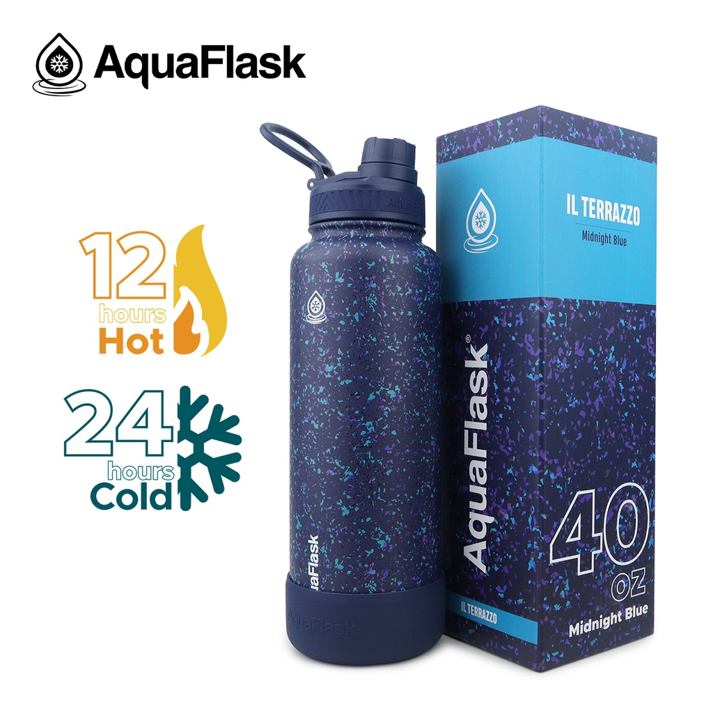 AQUAFLASK (18oz/22oz/32oz/40oz) IL Terrazzo Limited Edition Vacuum ...