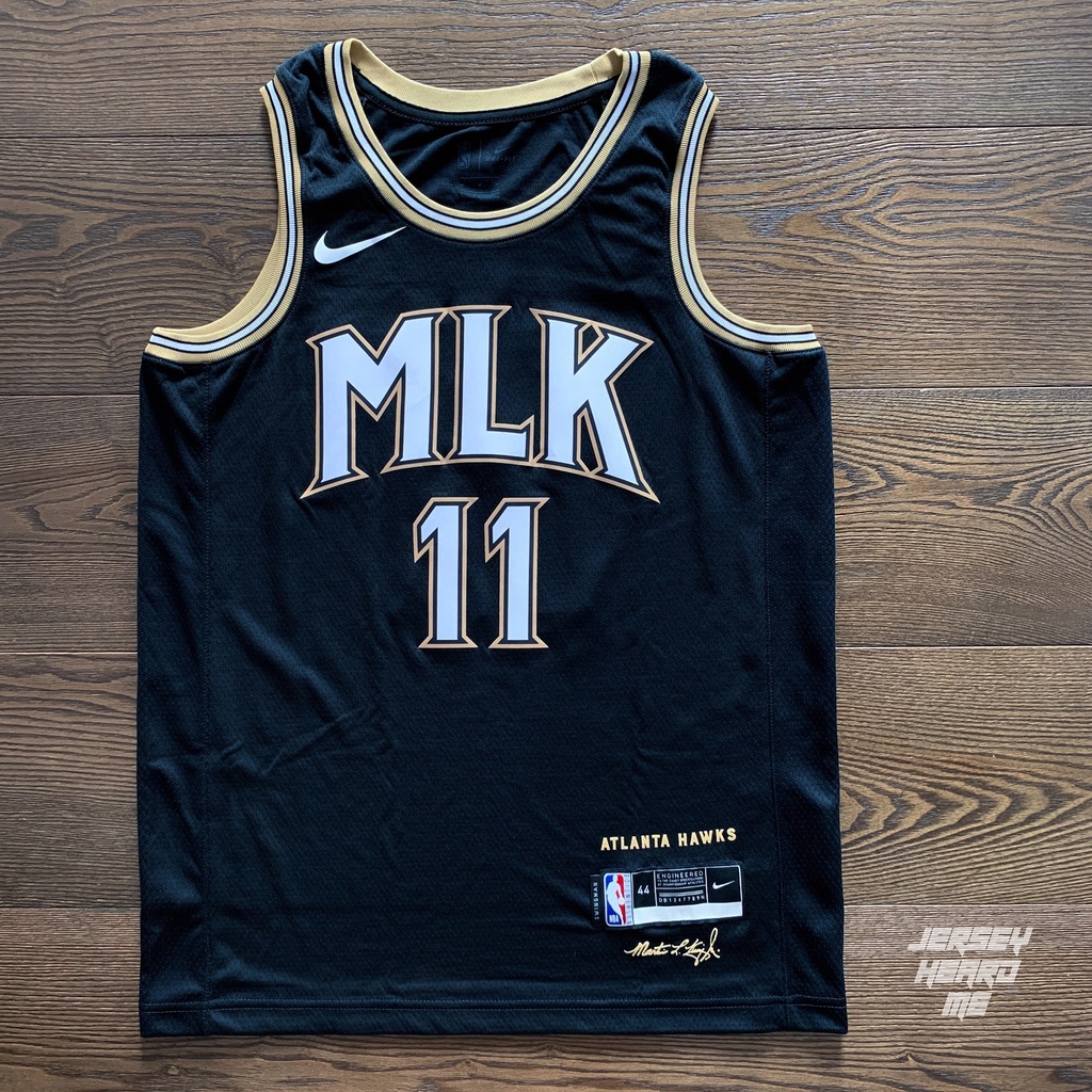 Jersey Hot Sale Trae Young Hawks MLK City Edition Eagle City Edition ...